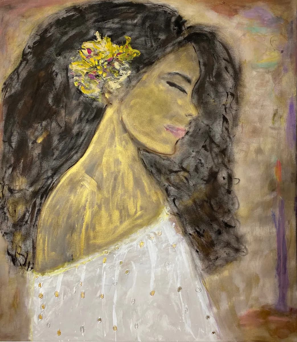CIGANA, pintura de Renata de Iudicibus.