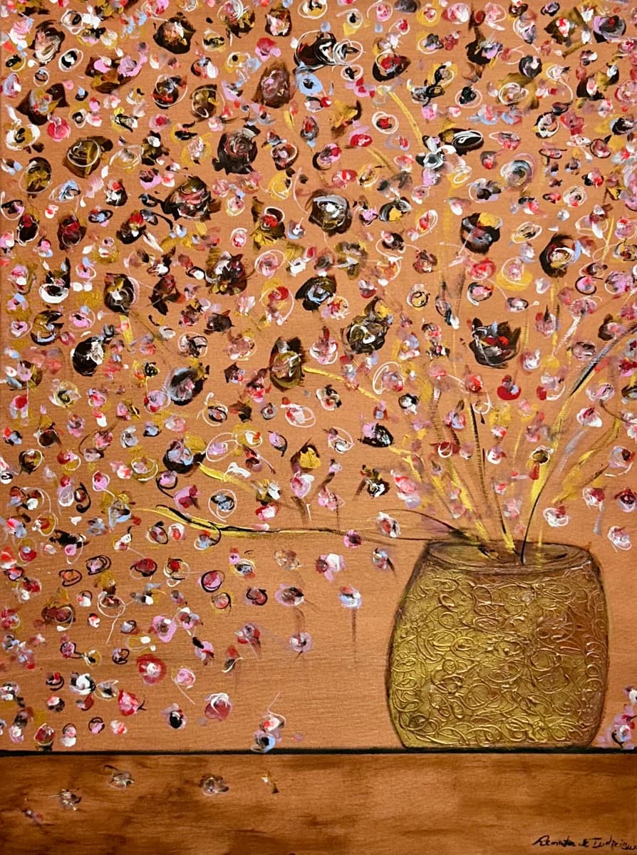 ÉCLOSION, pintura de Renata de Iudicibus.