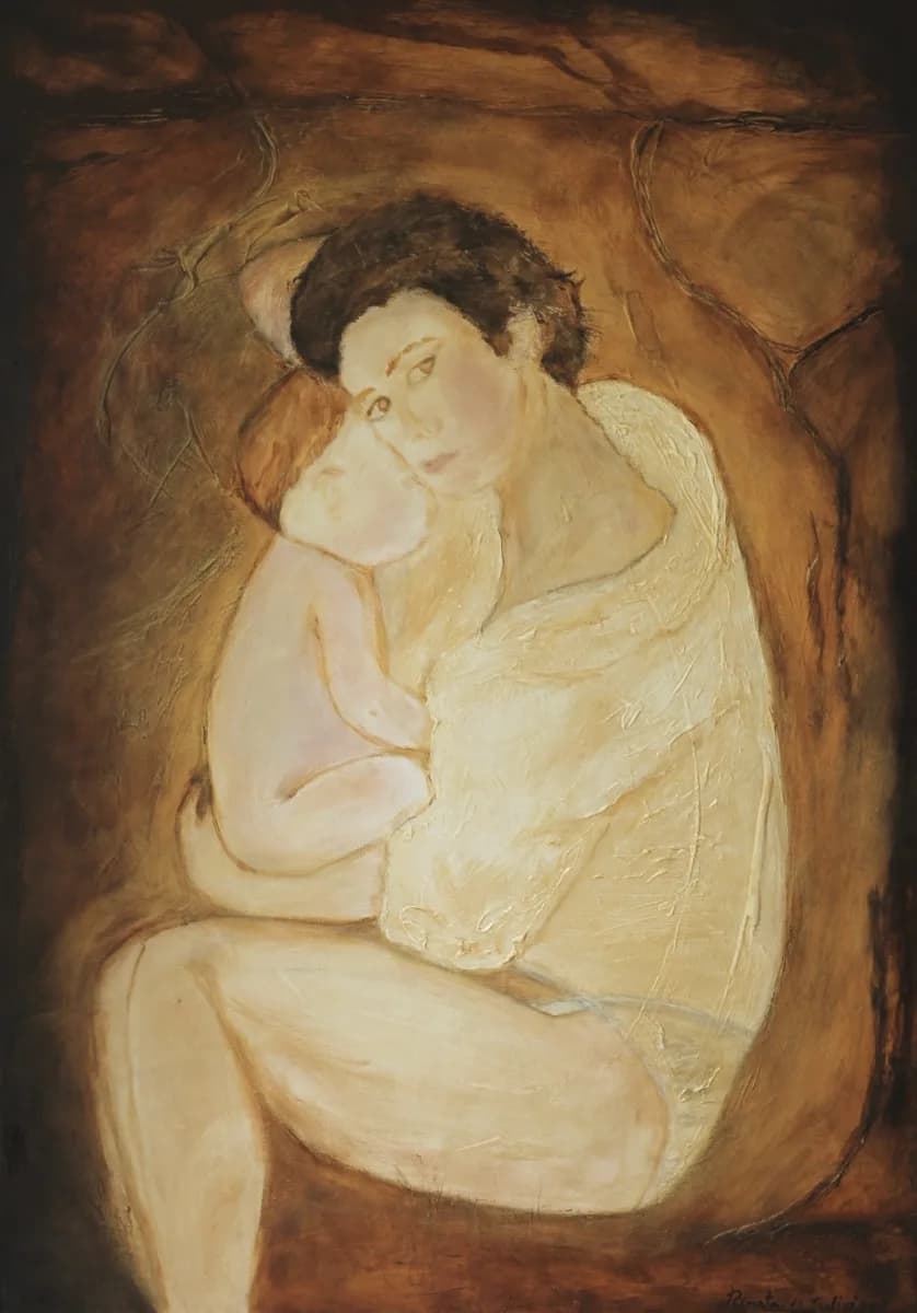 FILHO, pintura de Renata de Iudicibus.