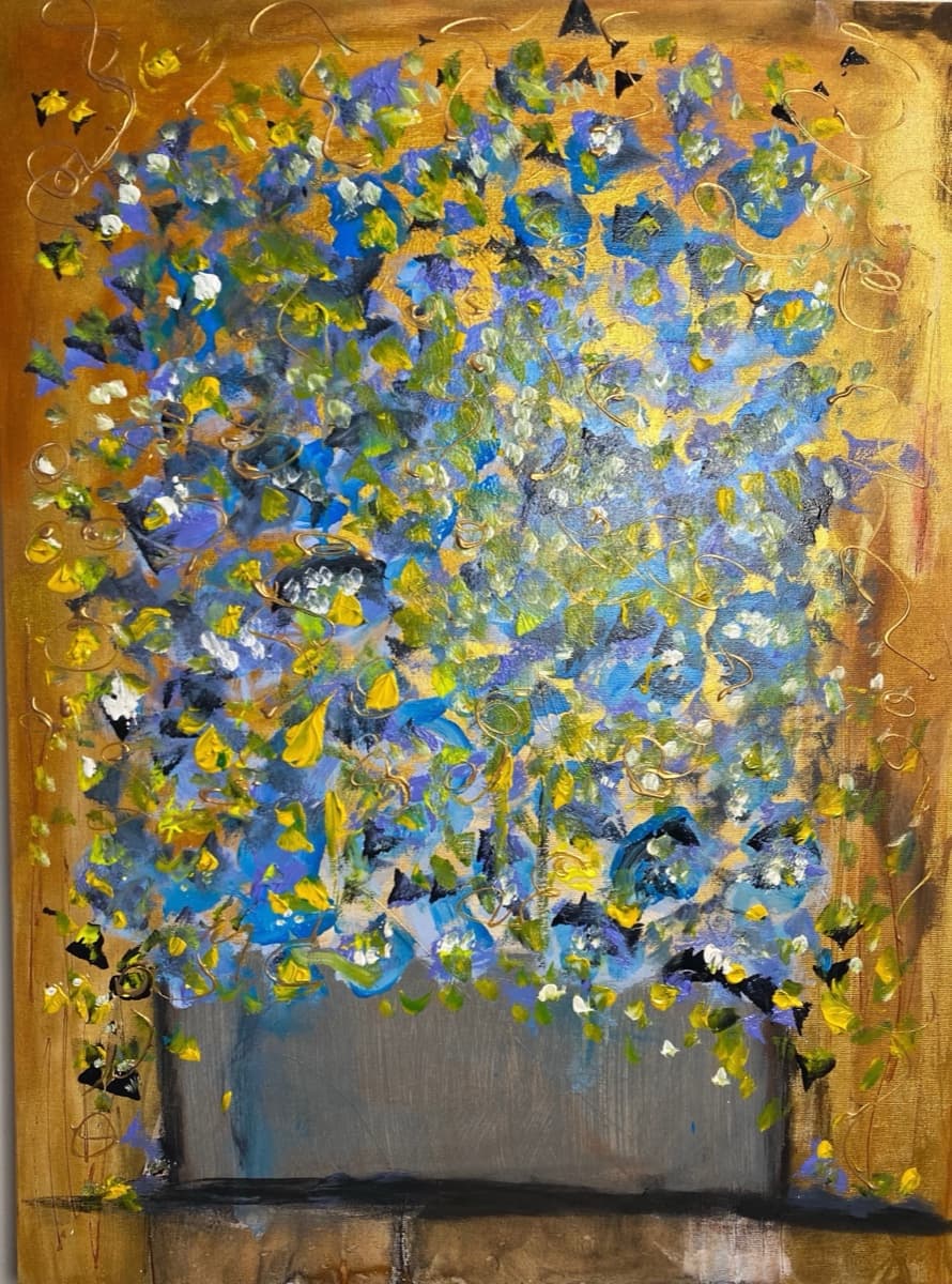 FLOREIRA, pintura de Renata de Iudicibus.
