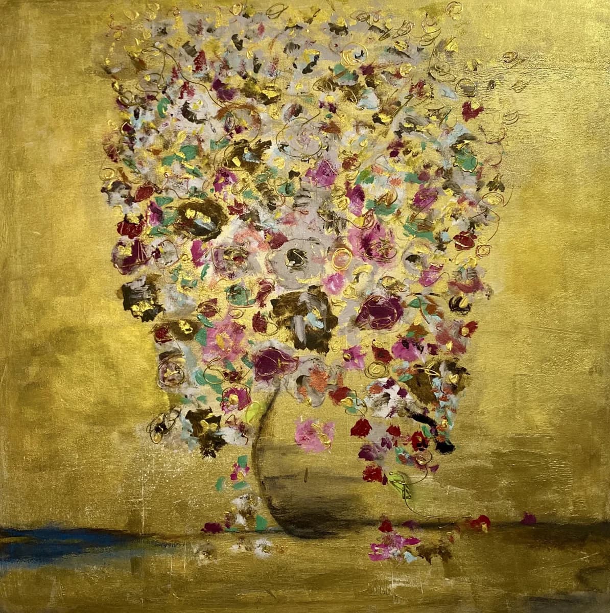 FLORES, pintura de Renata de Iudicibus.