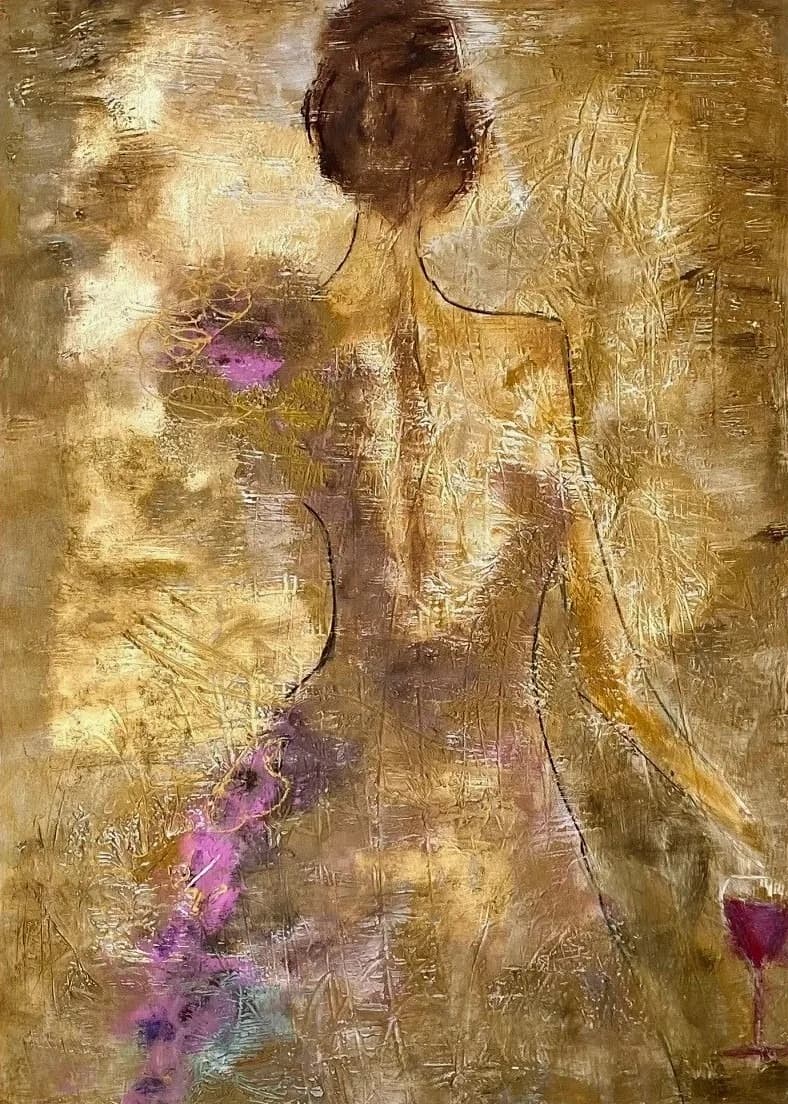 MULHER, pintura de Renata de Iudicibus.