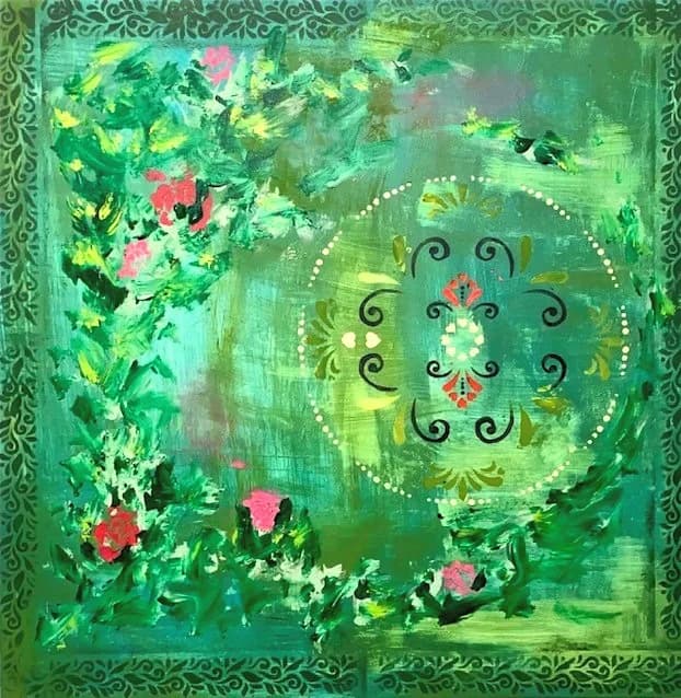 ORIENTE II, pintura de Renata de Iudicibus.
