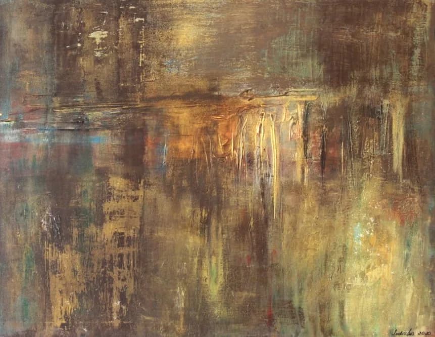 RUSTED, pintura de Renata de Iudicibus.