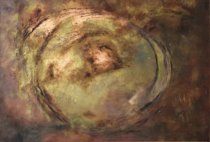 RUSTED II, pintura de Renata de Iudicibus.