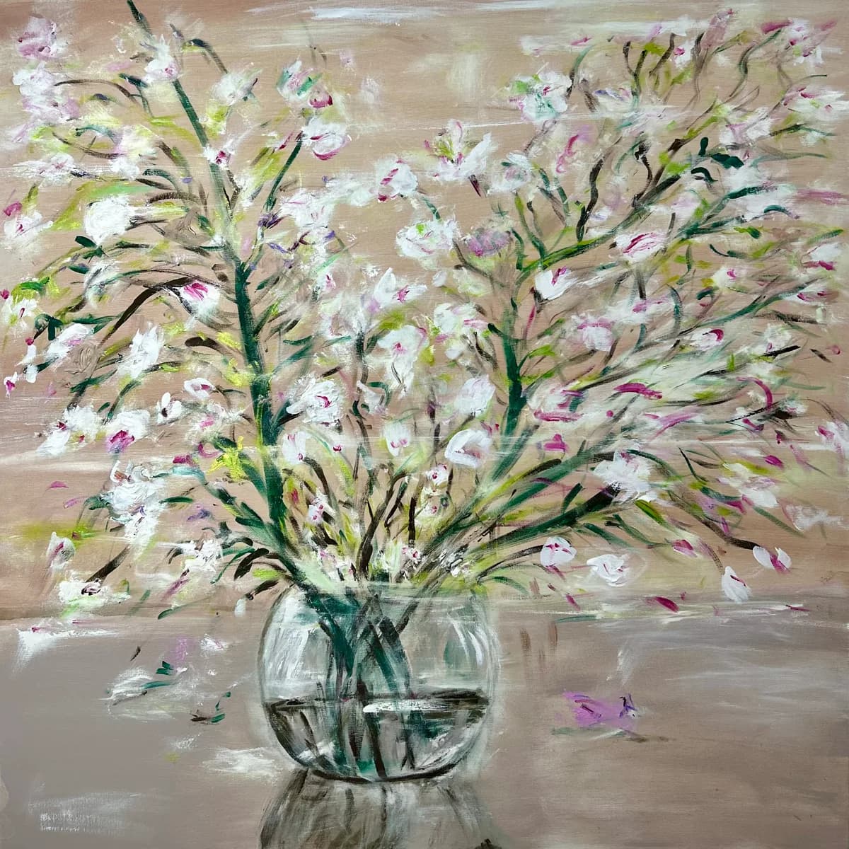 SÉRIE BLOSSOM | 1/3, pintura de Renata de Iudicibus.