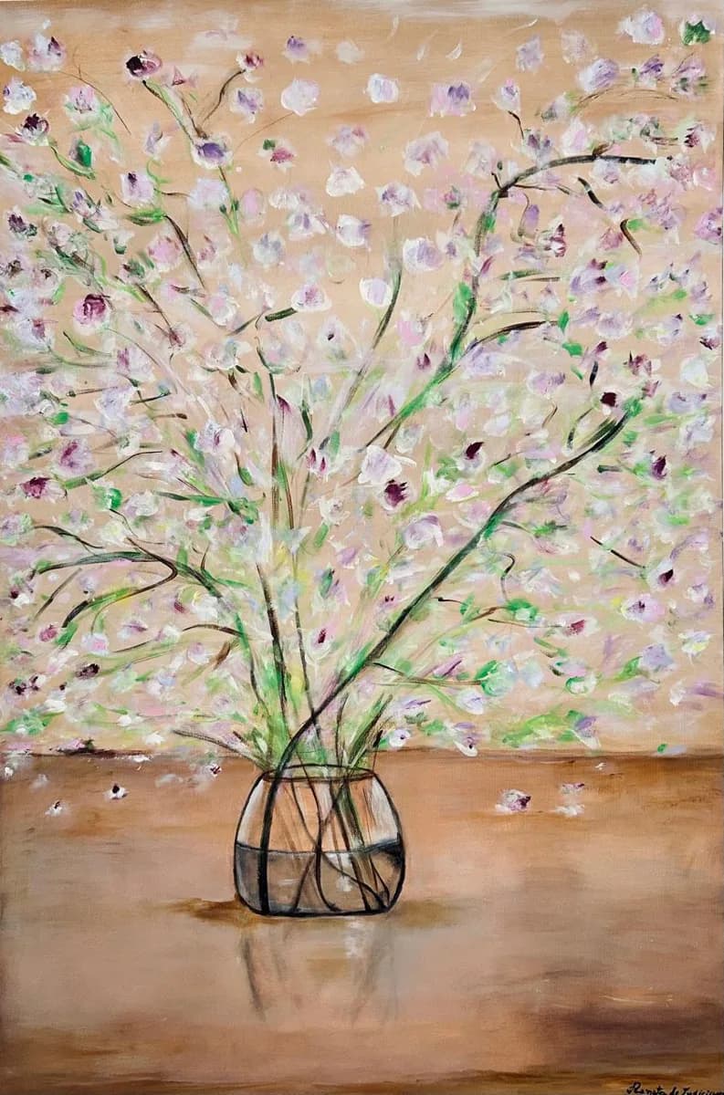 SÉRIE BLOSSOM | 3/3, pintura de Renata de Iudicibus.