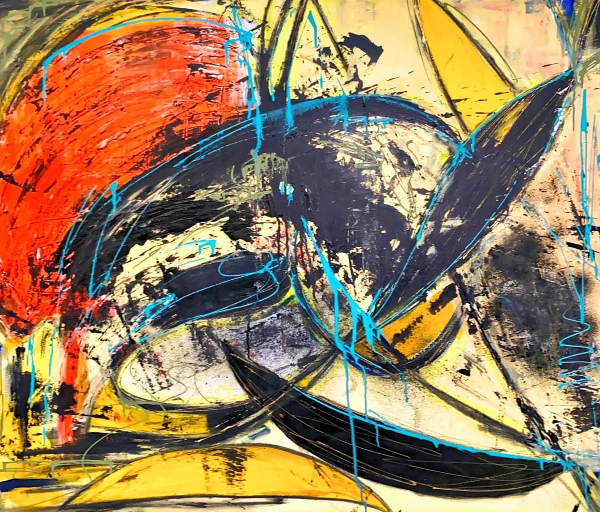 UNDERGROUND, pintura de Renata de Iudicibus.