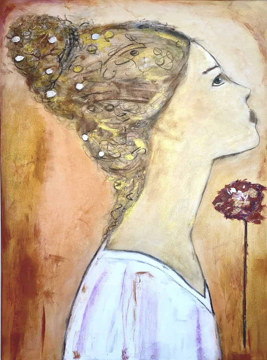ABENÇOADA, pintura de Renata de Iudicibus.