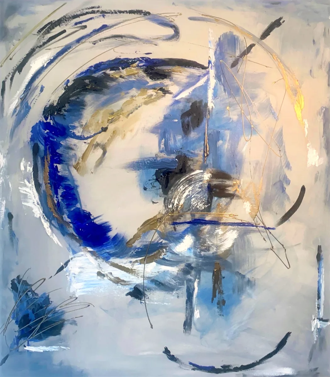 ALQUIMIA AZUL, pintura de Renata de Iudicibus.