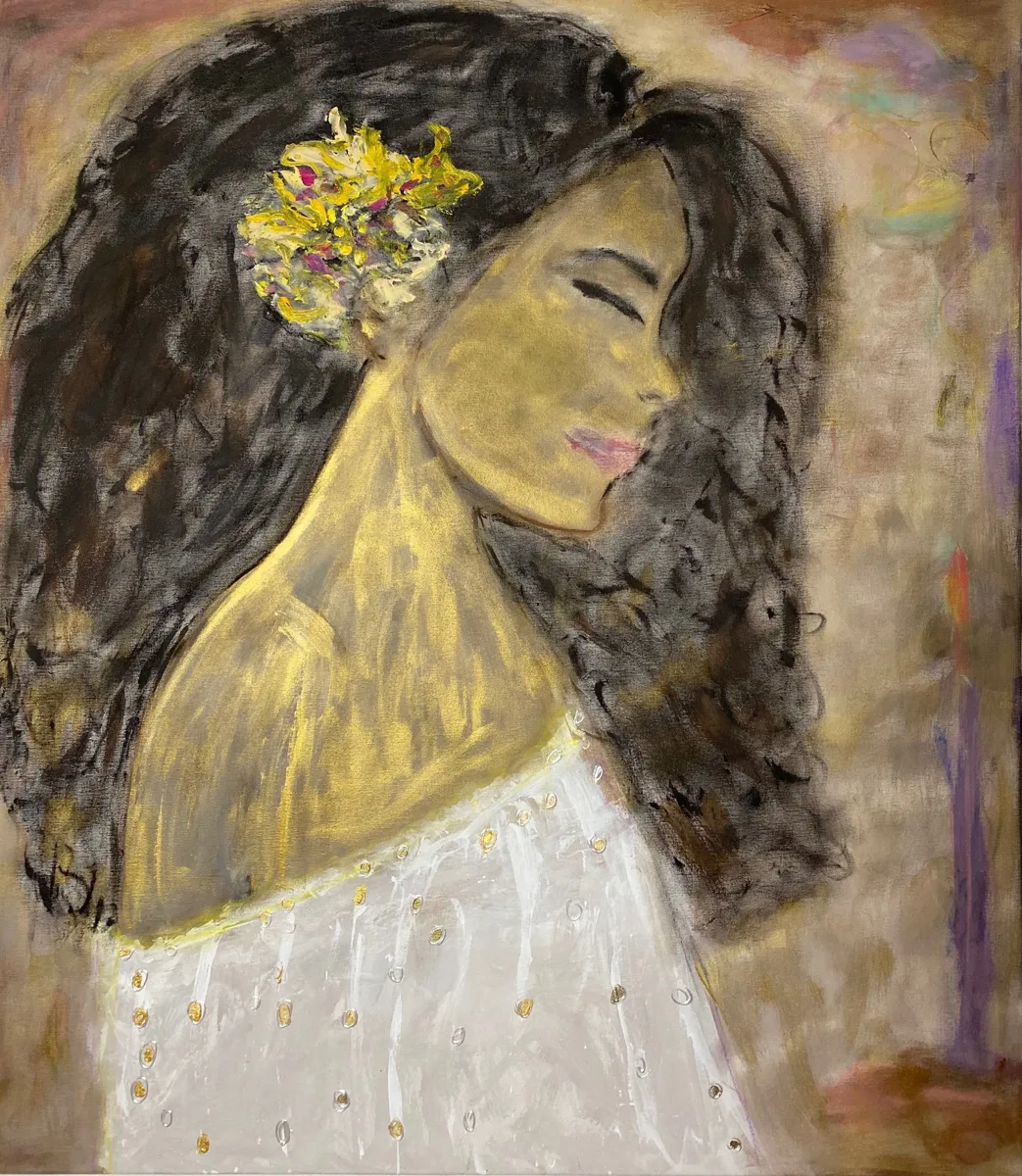 CIGANA, pintura de Renata de Iudicibus.