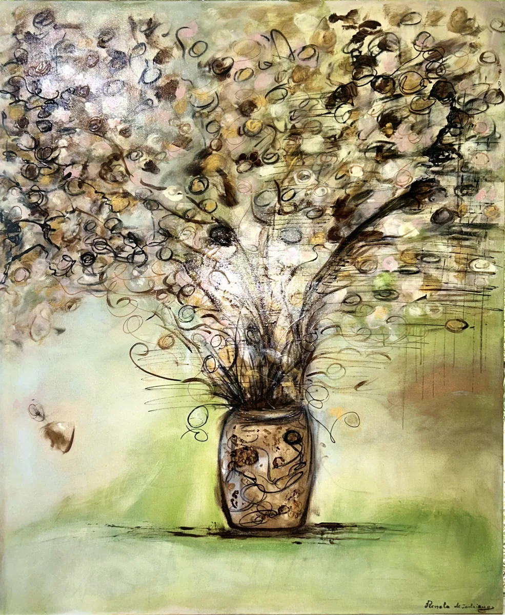 ESSÊNCIA, pintura de Renata de Iudicibus.