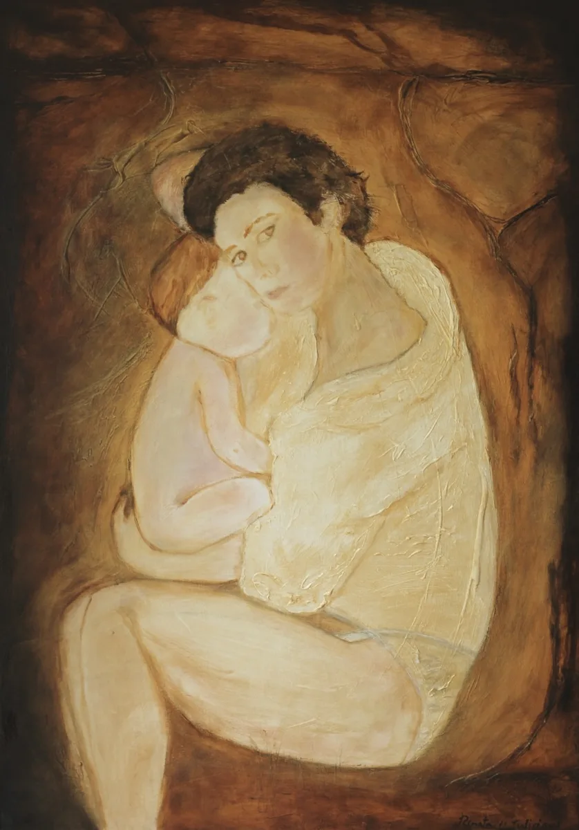 FILHO, pintura de Renata de Iudicibus.