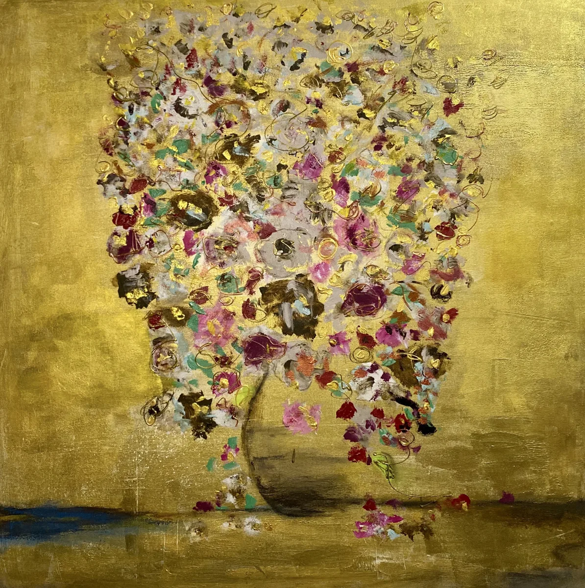 FLORES, pintura de Renata de Iudicibus.