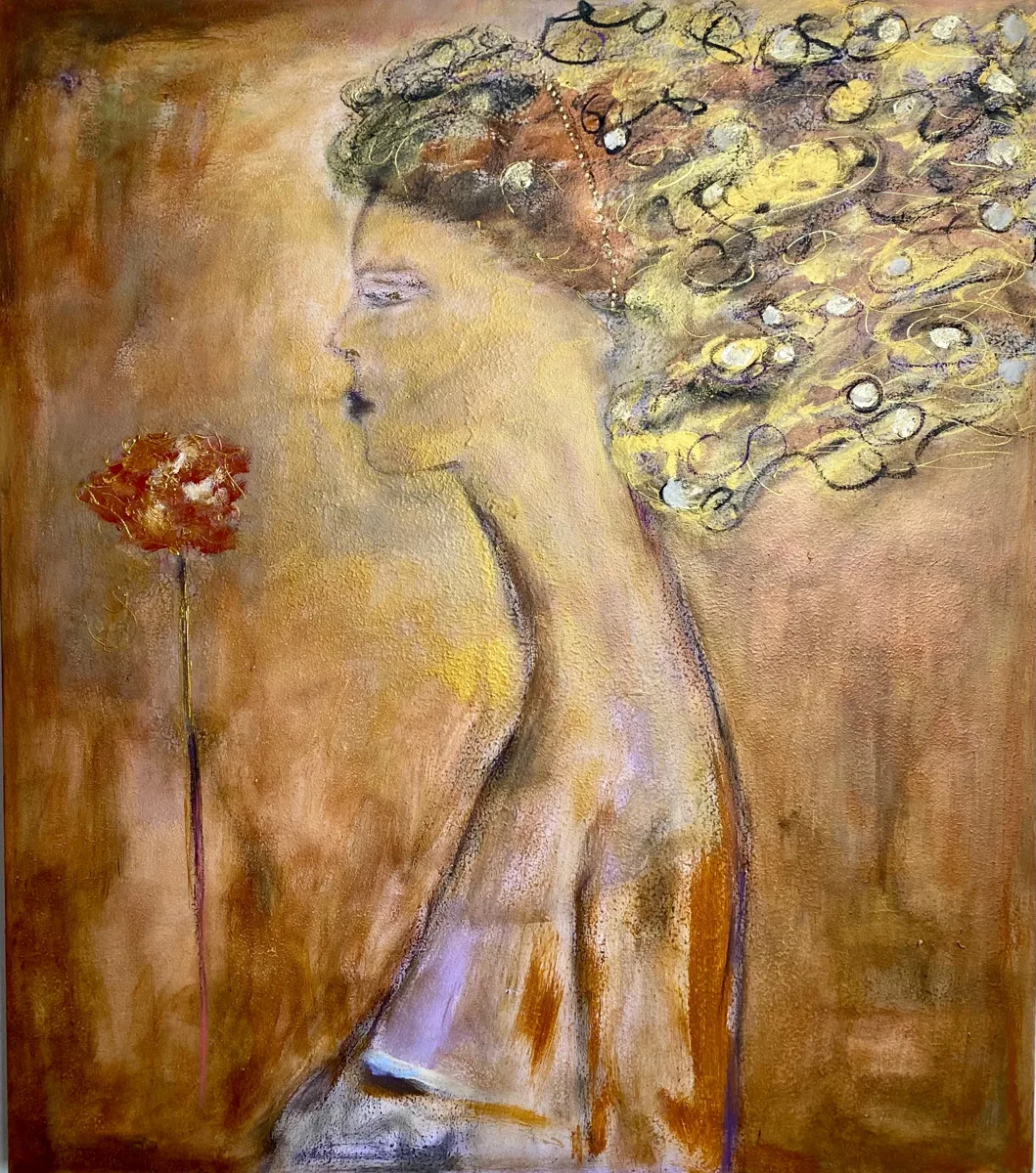 LEVEZA, pintura de Renata de Iudicibus.