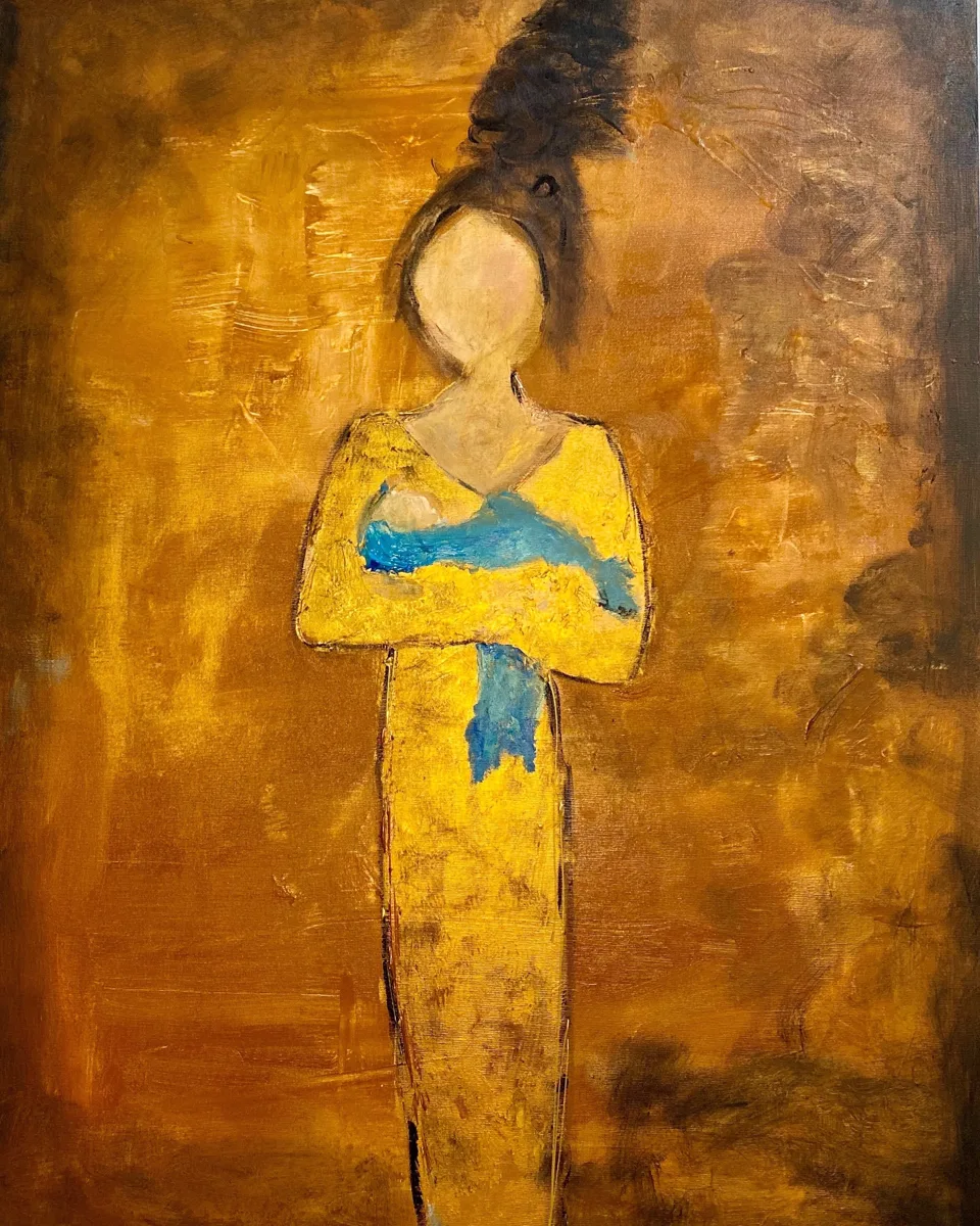 MÃE, pintura de Renata de Iudicibus.