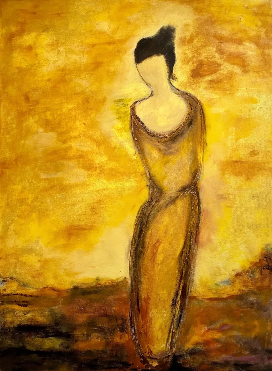 SAUDADE, pintura de Renata de Iudicibus.