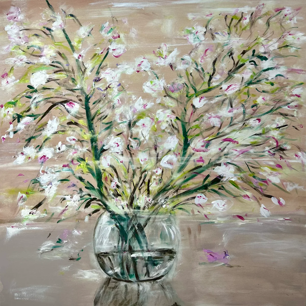 SÉRIE BLOSSOM | 1/3, pintura de Renata de Iudicibus.