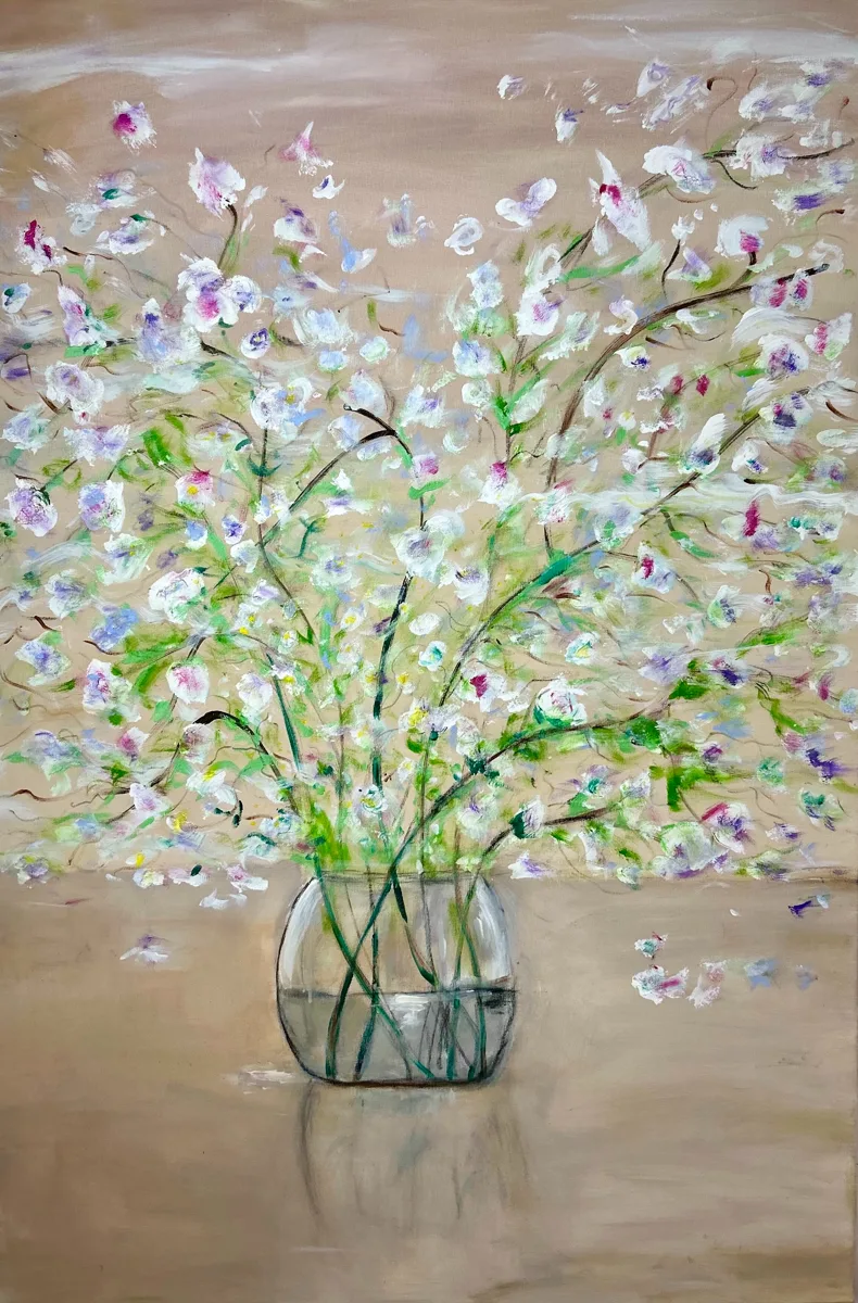 SÉRIE BLOSSOM | 2/3, pintura de Renata de Iudicibus.