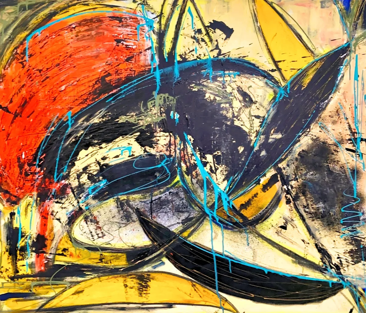 UNDERGROUND, pintura de Renata de Iudicibus.